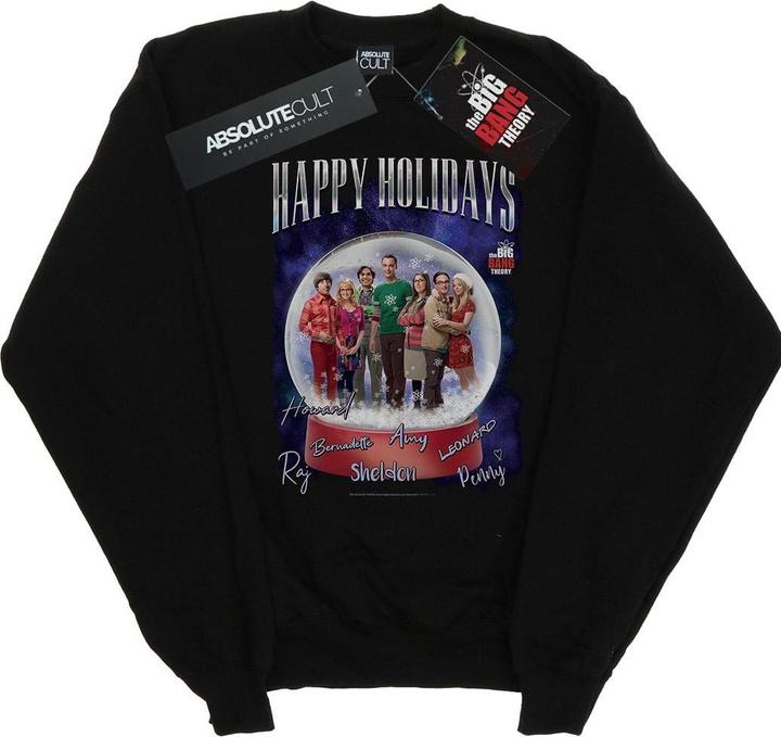Produktbild Dam Happy Holidays Sweatshirt aus Baumwolle (4XL)
