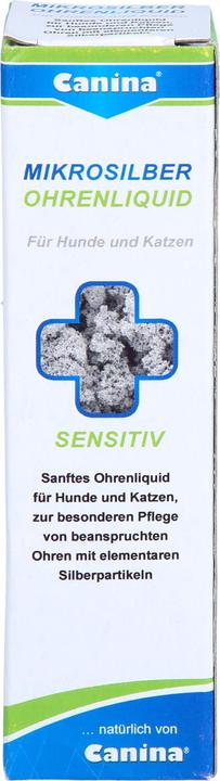 Canina Microsilber Ohrentropfen für Hunde und Katzen 50ml (Hund, Katze, 50 ml)