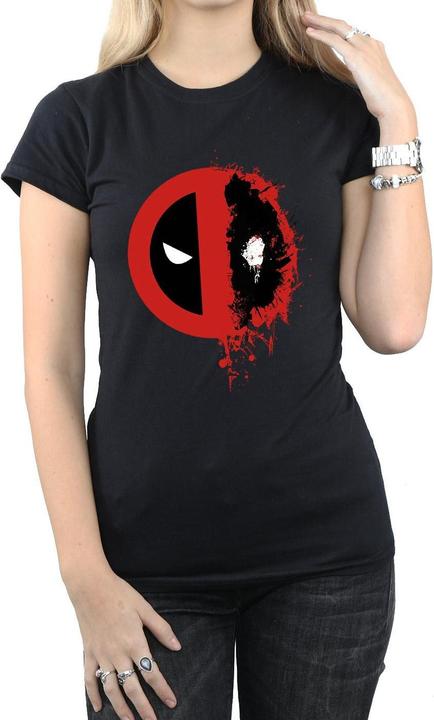 Immagine prodotto Deadpool Split Splat Logo Maglietta Donna (XXL)