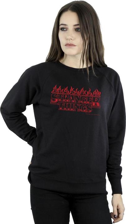 Image du produit Netflix - Sweat STRANGER THINGS FLAMES - Femme (XL)