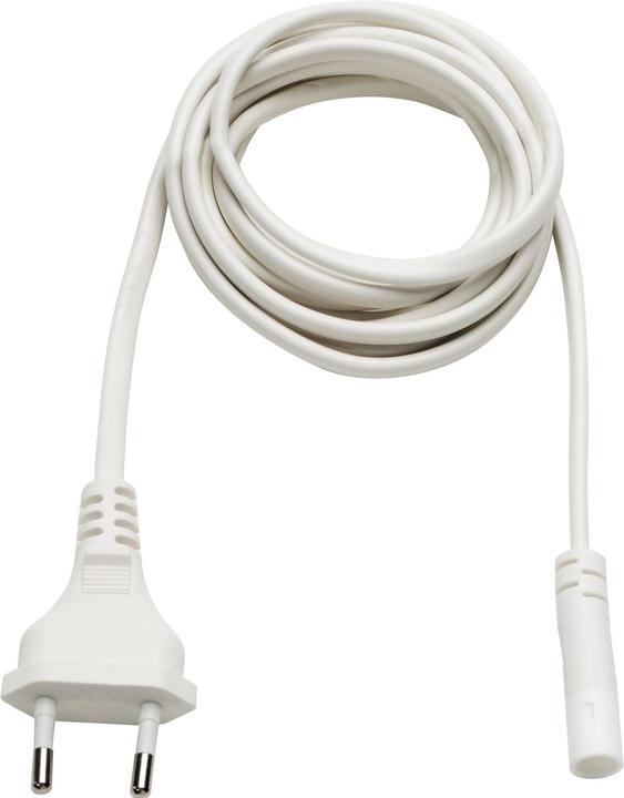 Actual product image Domus Connection cable white with Euro flat plug for Wolf under-cabinet light 2000 mm