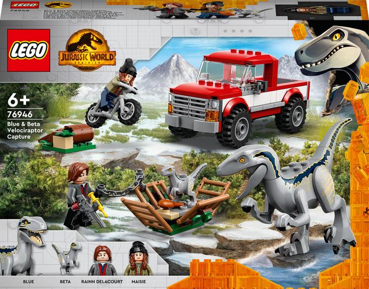 Immagine prodotto LEGO Blu e Beta nella trappola dei Velociraptor (76946, LEGO Jurassic World)