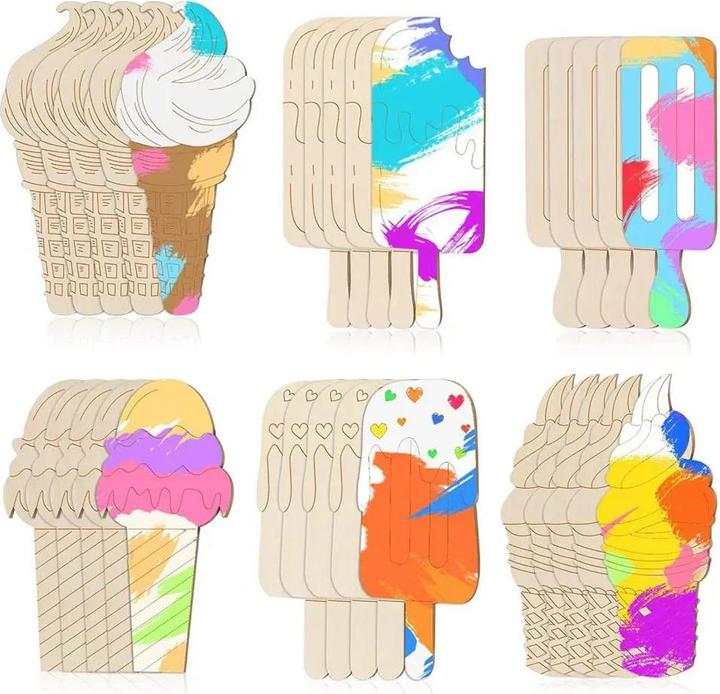 Actual product image Activity Board 30Pcs kids wooden drawing stencils kit drawing board toy colouring puzzle art