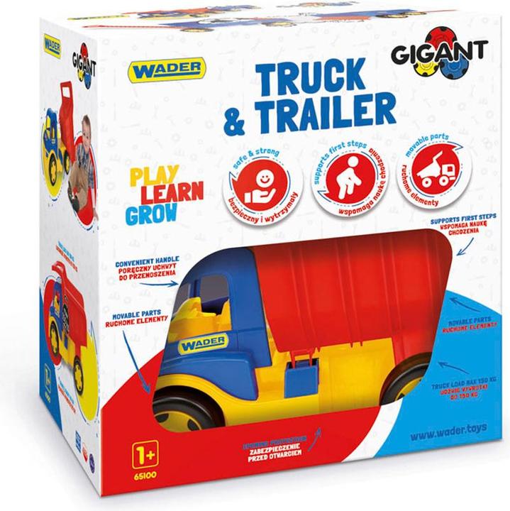 Actual product image Wader Tipper with trailer 107 cm Gigant Truck