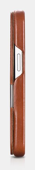 Image du produit iCarer iPhone 15 - étui à rabat en cuir vintage marron WMI15230613 (Apple iPhone 15)