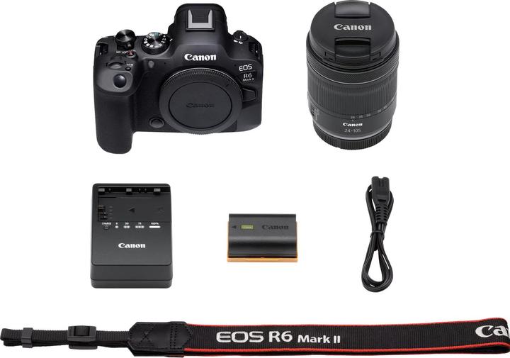 Immagine prodotto Canon EOS R6 Mark II Kit (24 - 105 mm, 24.20 Mpx, Full frame / FX)