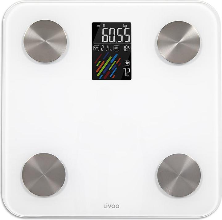 Actual product image Livoo Connected impedancemeter scale (180 kg)
