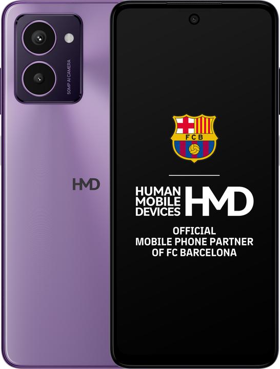 Produktbild HMD Pulse Pro (256 GB, Purple, 6.65", Dual SIM, 50 Mpx, 4G)