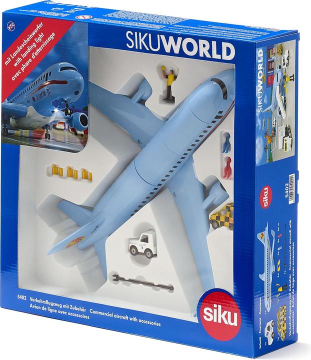 Produktbild Siku Verkehrsflugzeug mit Zubehör