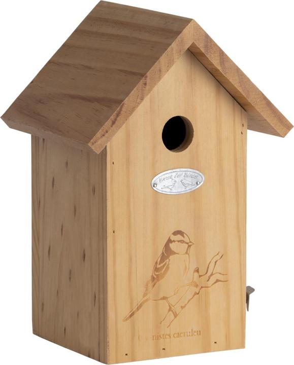 Esschert Design Nichoir con stampa di colore blu scuro