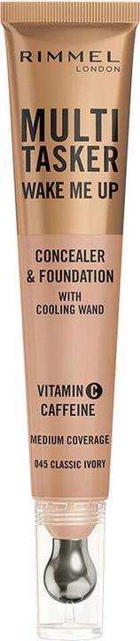 Immagine prodotto Rimmel London Rimmel Multi-Tasker Wake Me Up Fondotinta e correttore 20ml 045 Classic Ivory (045 Avorio classico)