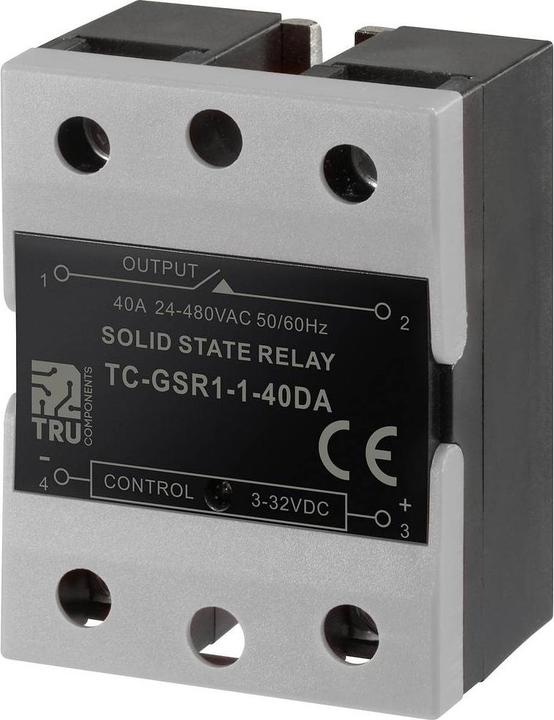 Image du produit Tru Components Relais à semi-conducteurs TC-GSSR-1-40DA 40 A Tension de commutation max. 32 V/DC