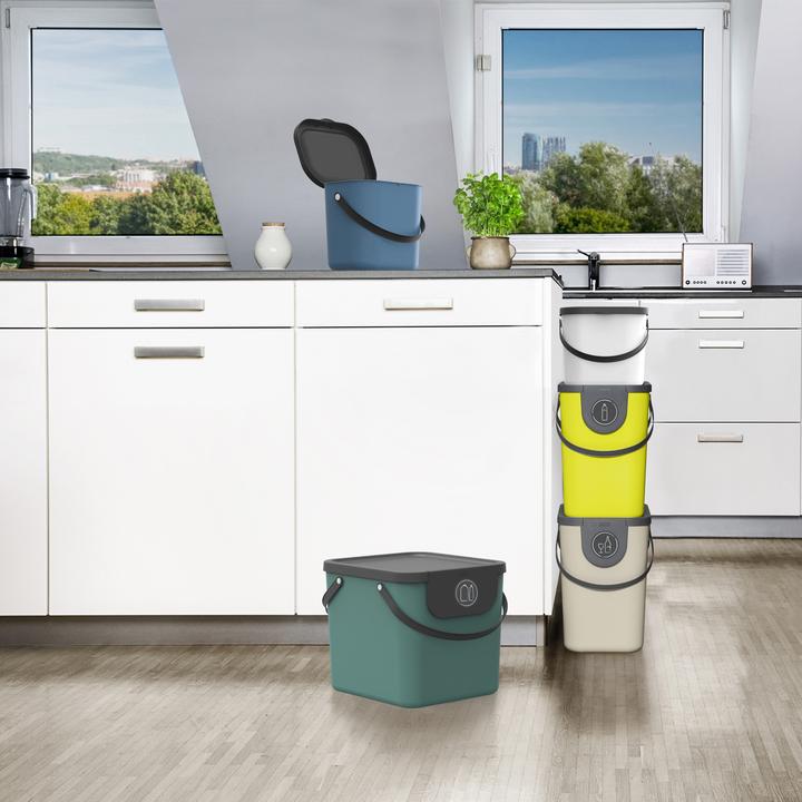 Image du produit Rotho Seau de recyclage Albula 40 l, blanc (40 l)