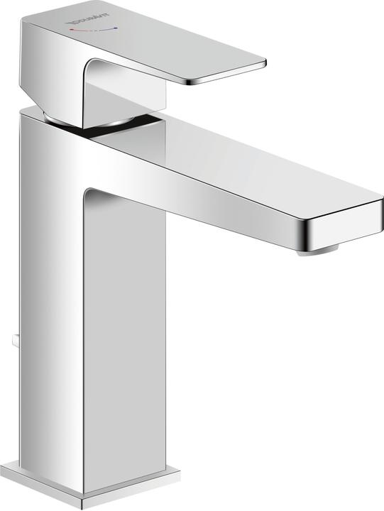 Actual product image Duravit Manhattan single lever washbasin mixer, M FreshStart, 129 mm projection, with pop-up waste