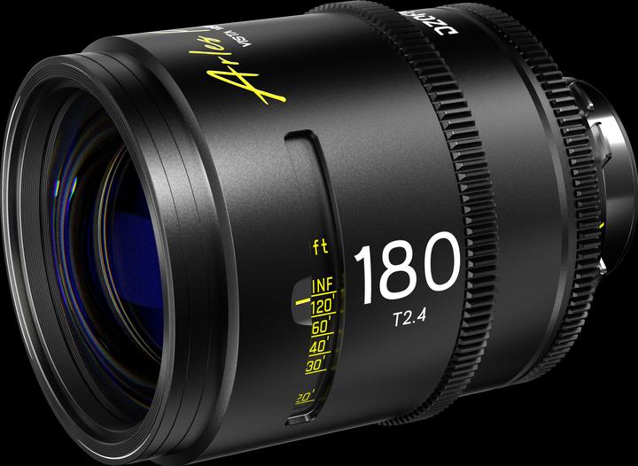 Actual product image Dzofilm Arles 180mm T2.4 FF/VV Prime Cine Lens for PL (metric) (PL)
