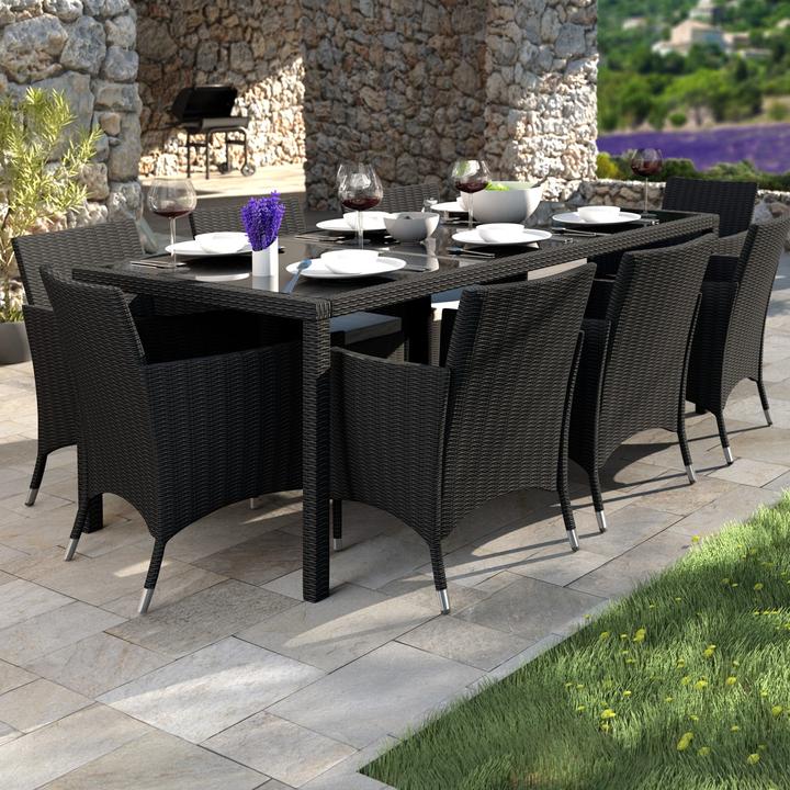 Produktbild tectake Rattan Sitzgruppe Valencia