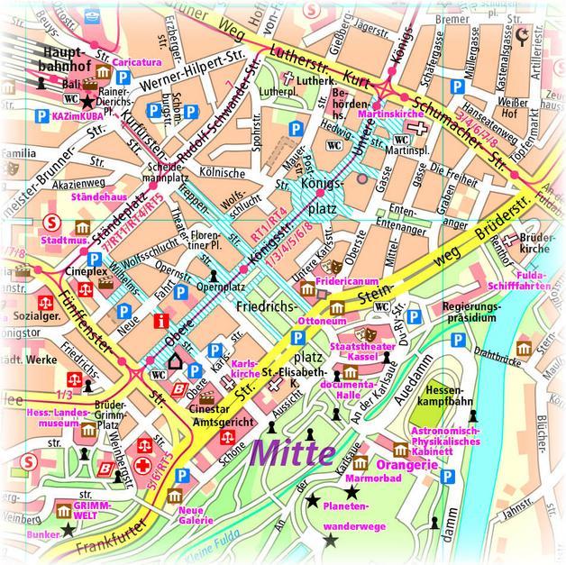 Produktbild PublicPress Stadtplan Kassel(1277)