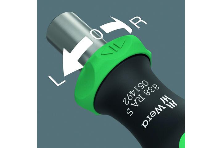 Actual product image Wera 838 RA S Bitholding screwdriver (1/4")