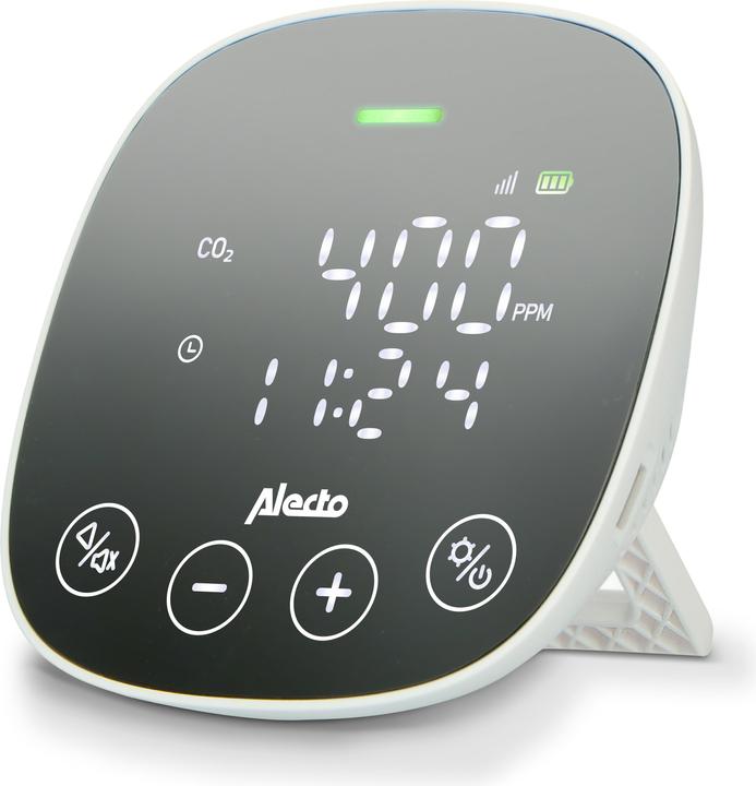 Actual product image Alecto CO2 meter AQ30 with NDIR sensor and humidity meter