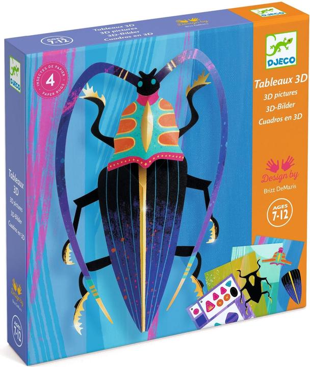 Produktbild Djeco 3D Bilder Papierkäfer