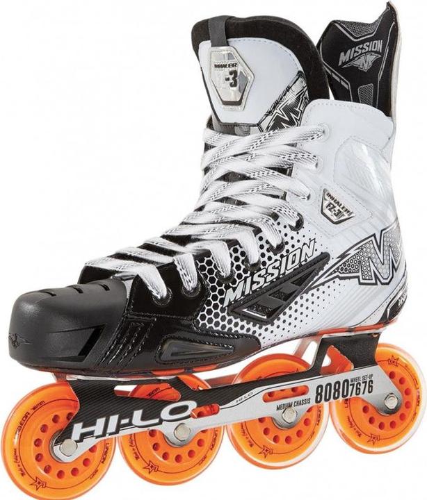 Image du produit Mission Patins Inhaler FZ-3 SR Inline Hockey (SR 11,5 - 47,5, E) (16.5, 17.5, 18.5, 19.5, 20.5, 21.5, 22.5, 23.5, 24.5, 25.5, 26.5, 27.5, 28.5, 29.5, 30.5, 31.5, 32.5, 33.5, 34.5, 35.5, 36.5, 37.5, 38.5, 39.5, 40.5, 41.5, 42.5, 43.5, 44.5, 45.5, 46.5, 47.5)