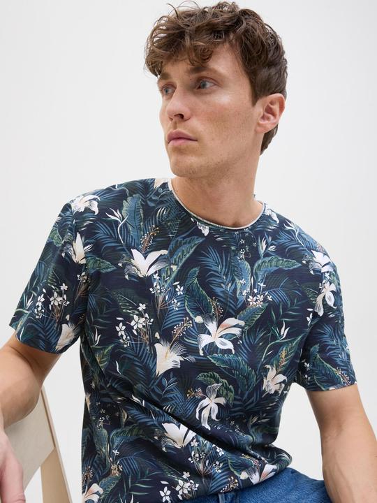 Actual product image Jack & Jones Jjebryan Aop Tee S/S O-Neck Sn (XS)