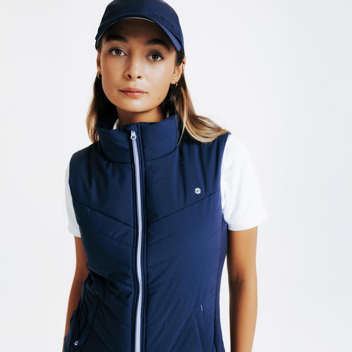 Actual product image Fouganza Reitweste 500 Damen marineblau (M)