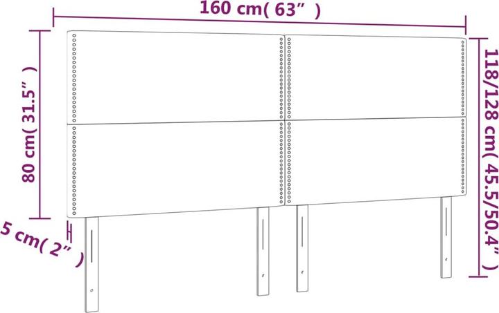 Actual product image VidaXL Braylon (160 x 5 x 128 cm)