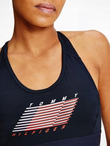 Produktbild Tommy Hilfiger Flag Racer-BH mittlerer Intensität für Damen (XS)