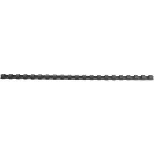 Actual product image GBC Binder spine 12mm, 21 rings, black, 100 pcs.
