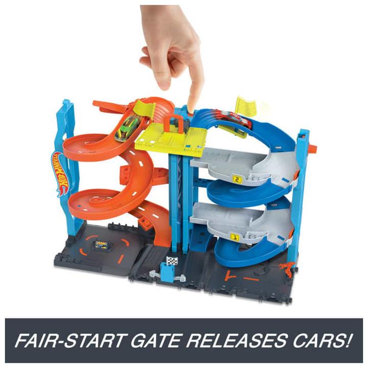 Produktbild Hot Wheels City 2-in-1-Rennturm Spielset