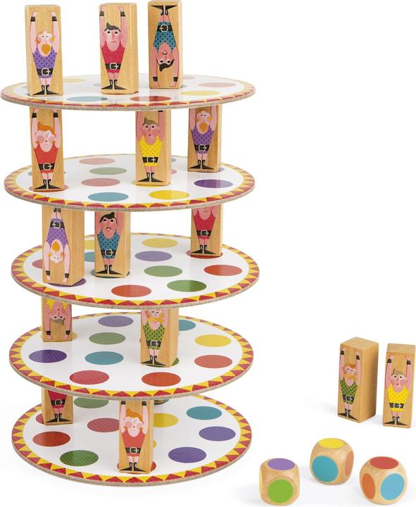 Immagine prodotto Janod Gioco di abilità Acrobat (Tedesco, Francese)