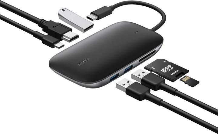Produktbild Aukey CB-C68 (USB-C, 7 Ports)