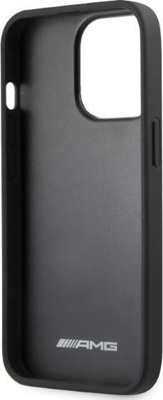 Produktbild Mercedes AMG AMHCP13LOSDBK iPhone 13 Pro / 13 6,1" czarny/black hardcase Leather Curved Lines (Apple iPhone 13, Apple iPhone 13 Pro)