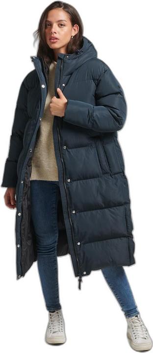 Produktbild Superdry Lange Daunenjacke mit Kapuze, Damen (XL)