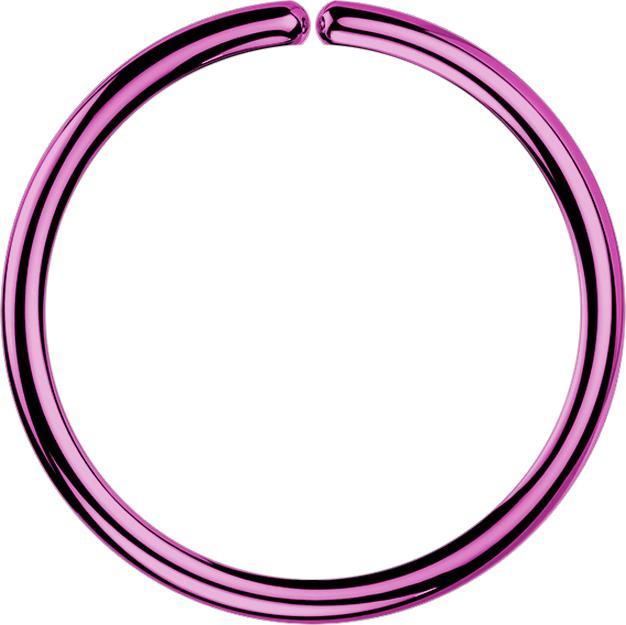 Produktbild Star Piercing Micro Piercing Ring violett mit Titanium Beschichtung (ohne Messing, Chirurgenstahl 316L)