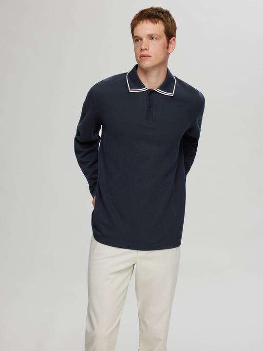 Actual product image Selected Homme Slhclements Detail Ls Polo (L)