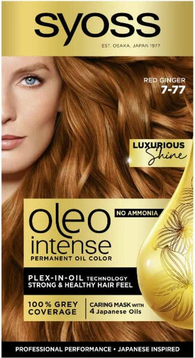 Produktbild Syoss Oleo Intense Permanent Colouring Hair Dye With Oils 7-77 Red Copper (7-77 Red Copper (Rot-Kupfer))