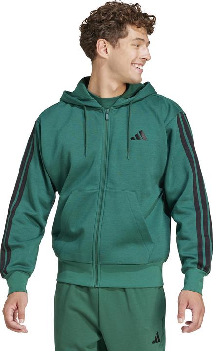 Produktbild adidas 3 Stripes Fleece Full Zip Hoodie (XL)