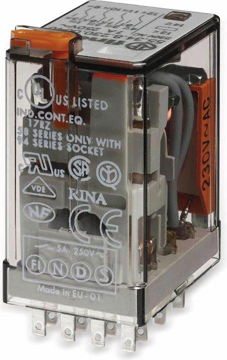 Finder Miniature General Purpose relay, 4PCO, 7