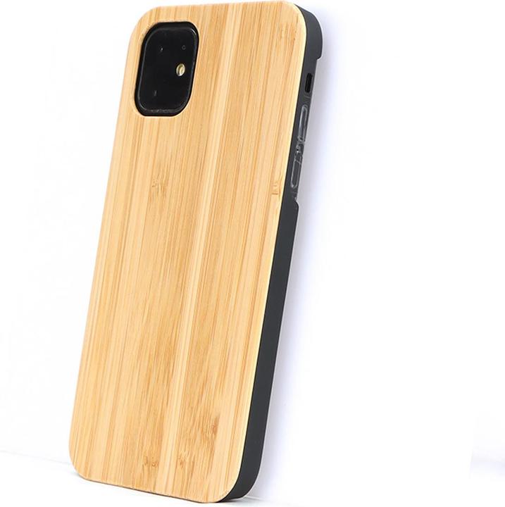 Actual product image Natura Punto iPhone 11 Pro Max case made of bamboo, plastic inside (Apple iPhone 11 Pro Max)