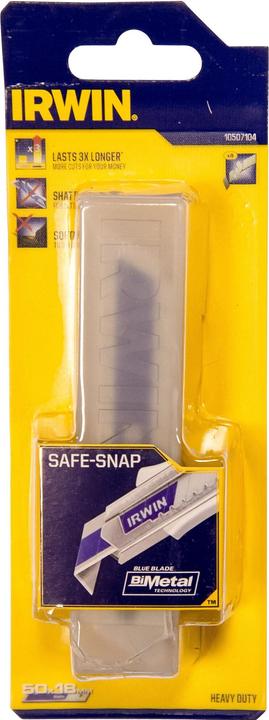 Image du produit Irwin Lame sécable 18mm BiMet 50pcs. (Lame de rechange)