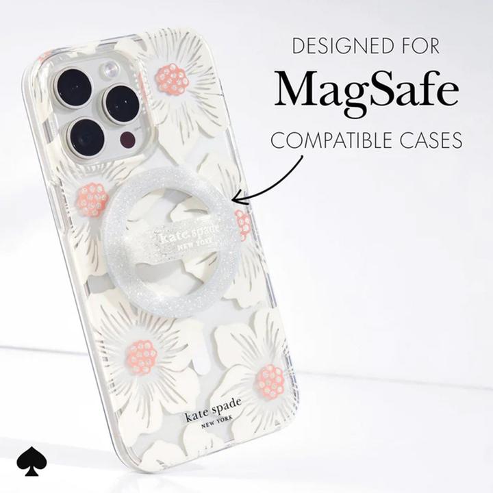 Immagine prodotto Kate Spade Magnetischer Schlaufengriff – MagSafe Fingergriff (The Sparkle Silver)