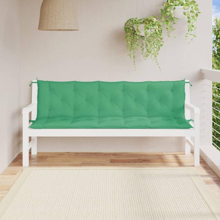 Image du produit VidaXL Coussins de banc de jardin 2 pcs. O x tissu ford (180 x 50 x 7 cm)
