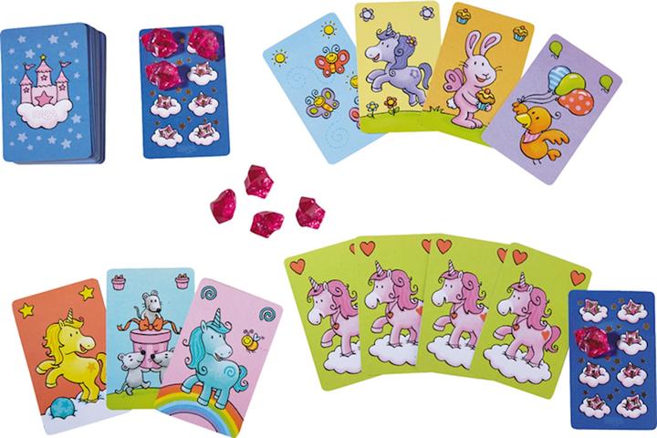Produktbild Haba Einhorn Glitzerglück Freunde-Quartett (Deutsch)