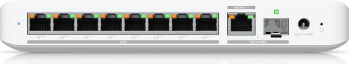 Actual product image Ubiquiti USW-Flex-2.5G-8-PoE Switch 8x2,5Gbit POE+/1x10Gbit (9 Ports)
