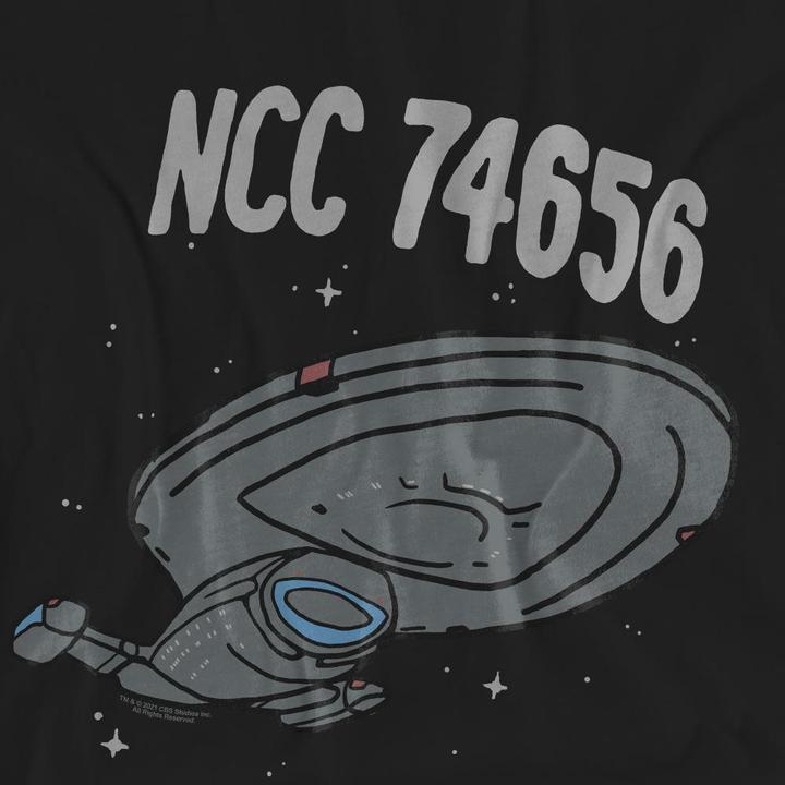 Actual product image Unisex Adult The Intrepid Class T-Shirt (L)