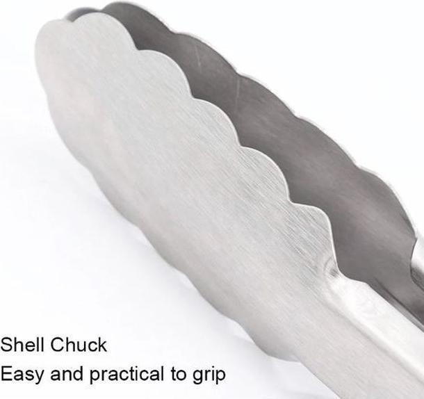 Immagine prodotto MU Classic Pinze da barbecue in acciaio inox serie Ari da 30 cm