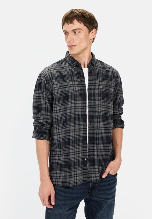 Immagine prodotto Camel Active Camicia a maniche lunghe con motivo a scacchi (XL)