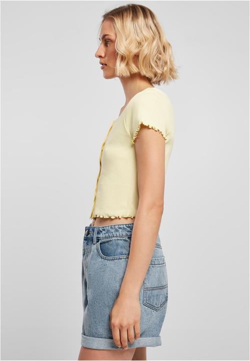 Image du produit Urban Classics Tee-shirt femme croisé à côtes - 12114 (S)